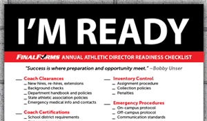 K12 Athletic Director's Readiness Checklist