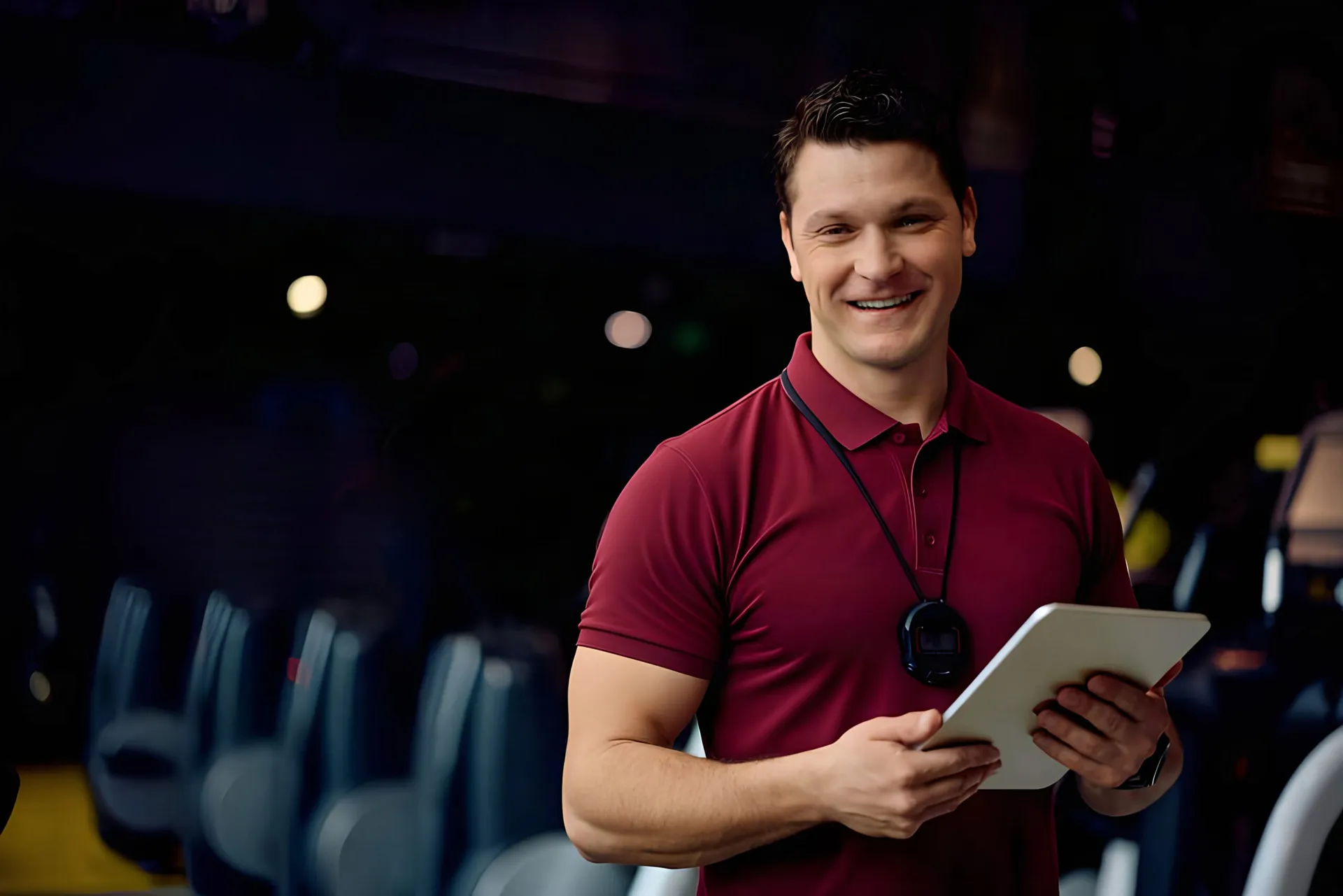 AD with tablet